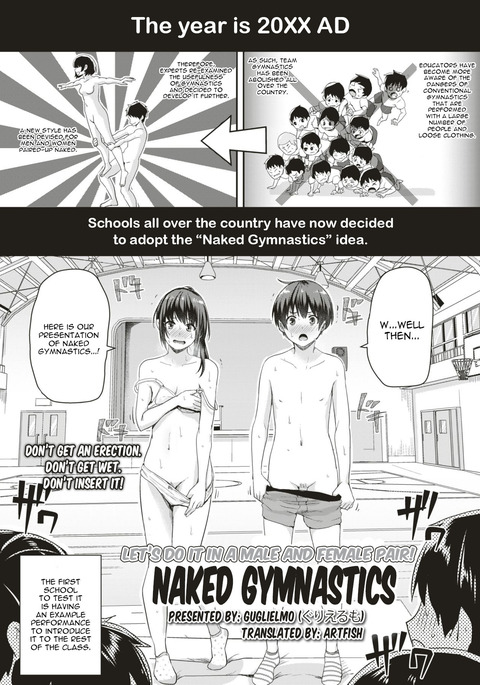 Danjo Pair de Yarou! Zenra-gumi Taisou | Naked Team Gymnastics: Let's Do It In a Male and Female Pair!