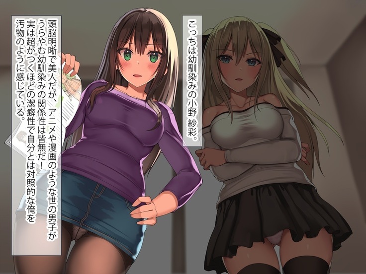 俺を見下し汚物扱いする潔癖性JK幼馴染みとJK妹を催眠アプリで強制ドスケベ発情させて種付けSEXハメまくり！