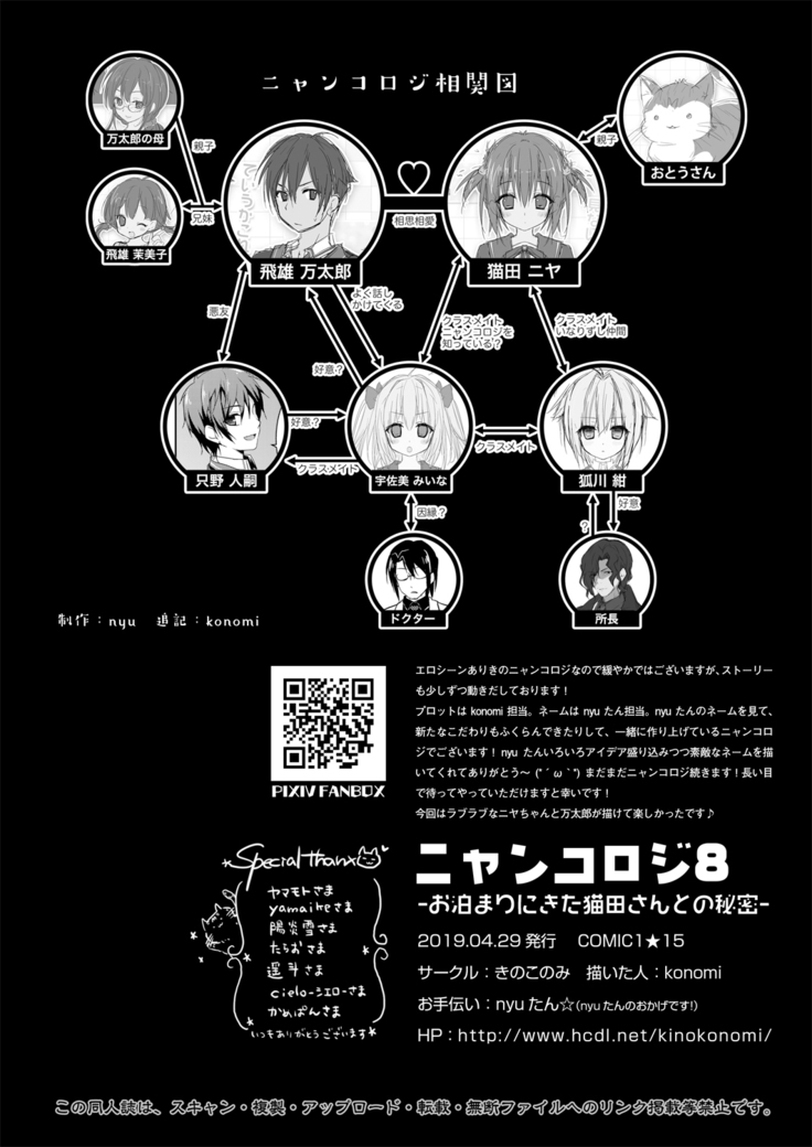 Nyancology 8 -Otomari ni Kita Nekoda-san to no Himitsu-