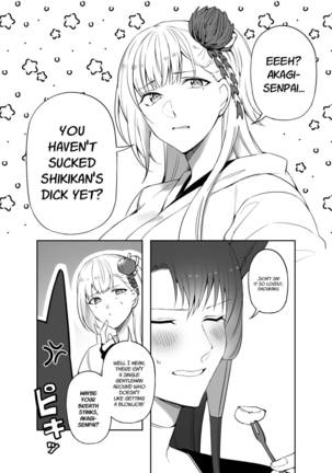 Akagi ni Ochinpo Shaburaseru Hon | Let Akagi suck your dick - Page 4