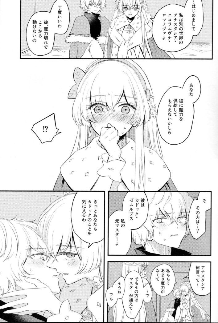 Lostbelt Anastasia to Rekishi Anastasia ga Shadow Border de Kadoc to Maryoku Kyoukyuu suru Hanashi