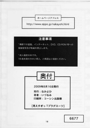 (C76) [Nakayohi (Izurumi)] Miesugi T(Test) Plugsuit (Rebuild of Evangelion) Page #17