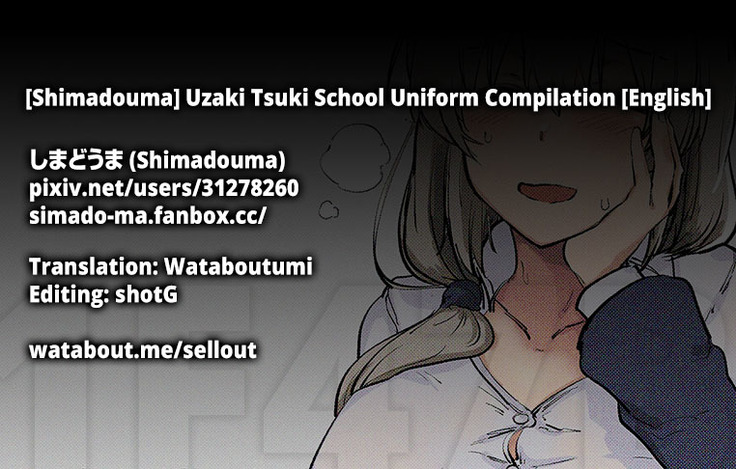 Uzaki Tsuki School Uniform Compilation