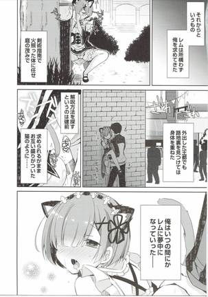 レムにゃんは発情期 Page #14