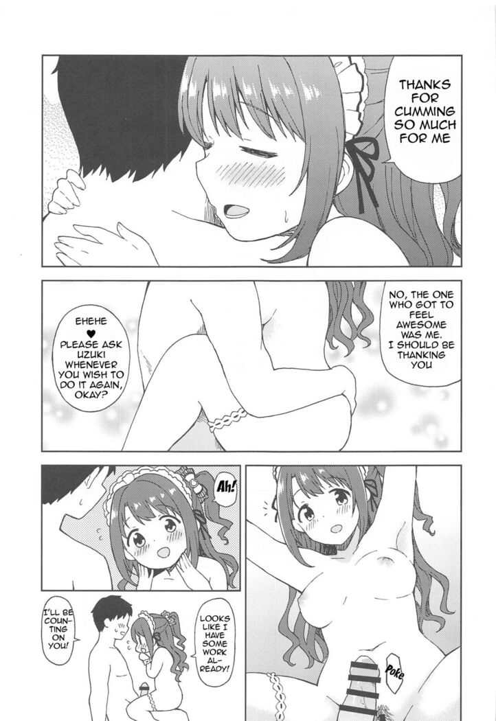 Uzuki will do her best at lewd services!