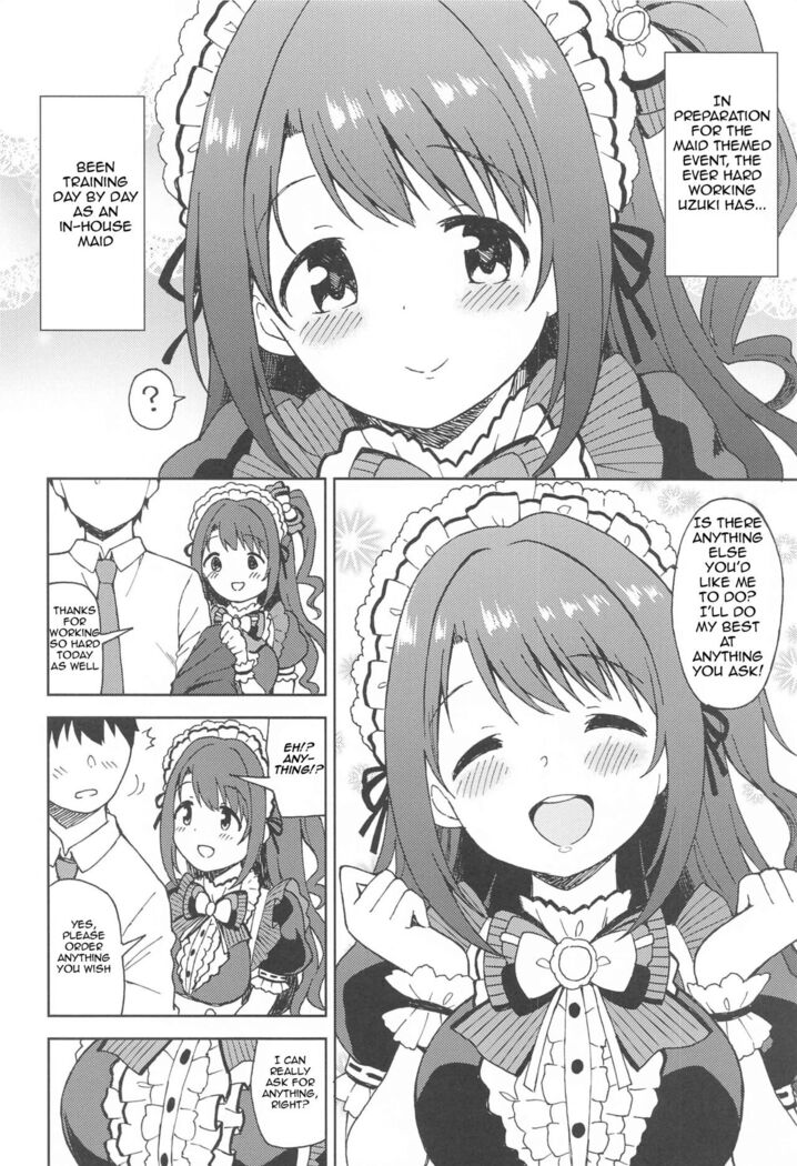 Uzuki will do her best at lewd services!