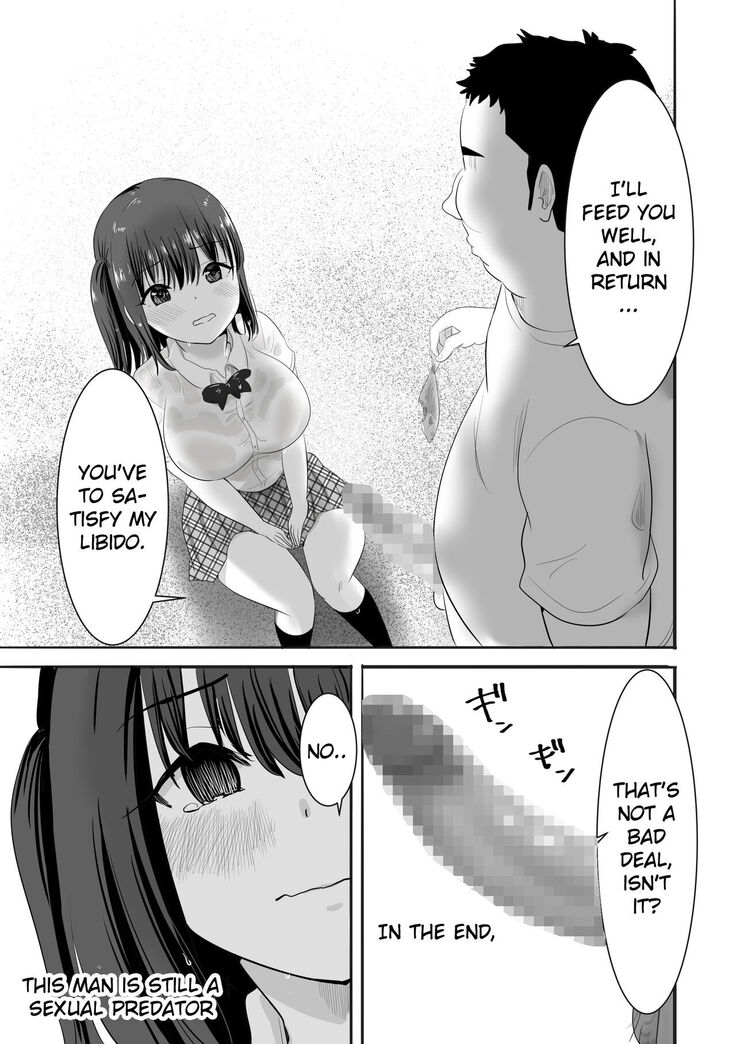 A wet see-through schoolgirl who live on an uninhabited island with a sexual-harrasing teacher she hates