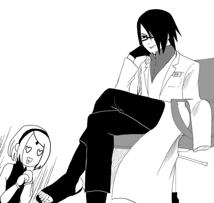 Sasuke and Mommy-Sakura