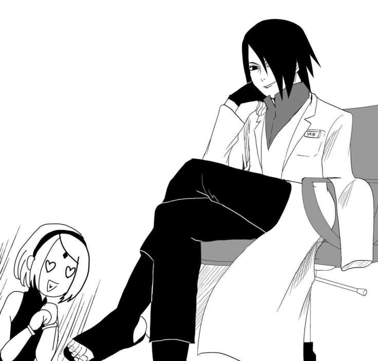 Sasuke and Mommy-Sakura