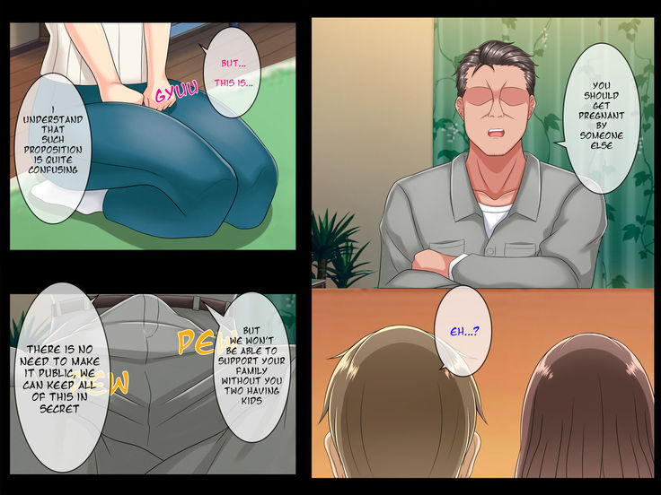 Dairi Tanetsuke NTR ~Otto no Tame ni Taninbou de Haramu Tsuma~ | Surrogate pregnancy NTR ~A wife who got pregnant by other man because of her husband~