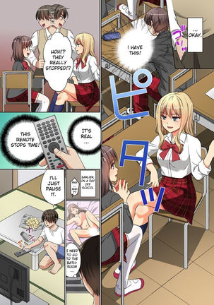 Jikan Teishi! RemoCon de Anoko no Jikan o Tomete Mita | Time Stop! I tried to stop that girl's time with the remote control. Page #4