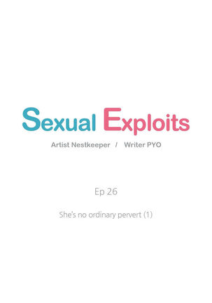 Sexual Exploits -  She is no ordinary pervert
