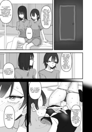 Imouto ga Watashi o Okazu ni Shitate Onanie o Shite ita Hanashi | My Little Sister Was Masturbating To Me Page #9