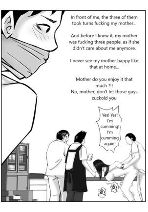 Boku no Me no Mae de Kaasan ga Conveni Tenchou ya Daigakusei-tachi ni Rinkansareta no wa, Mambiki wo Shita Boku no Sei da...! 【Hahaoya NTR】 Page #52