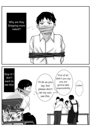 Boku no Me no Mae de Kaasan ga Conveni Tenchou ya Daigakusei-tachi ni Rinkansareta no wa, Mambiki wo Shita Boku no Sei da...! 【Hahaoya NTR】 Page #24