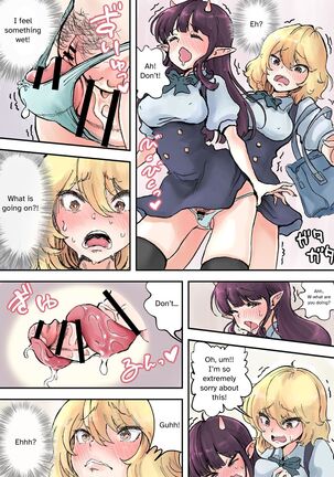 Futanari x Bero Manko Lucky Sukebe | Futanari x Tongue Pussy Lucky Lewd Page #5