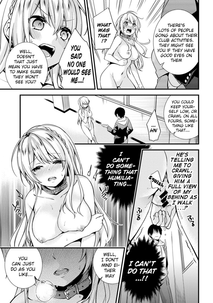 Gakuen no Ojou-sama ga Roshutsukyou no Dohentai datta Hanashi Ch. 1-4