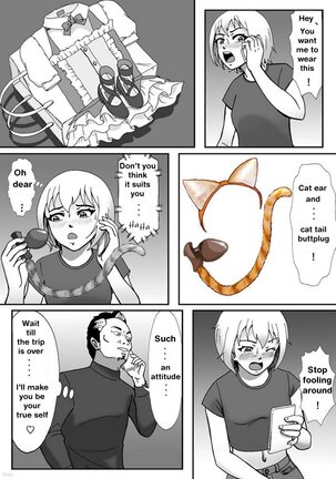 こんなふうにマゾにされていくのね。ニューハーフ娼婦露出調教旅行 | Transsexual prostitute exhibitionist training trip Page #14