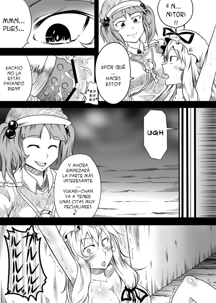 Yukari ga Rachi Sarete Sukebe Marudashi de Seieki Mamire ni Naru Juukan Hon