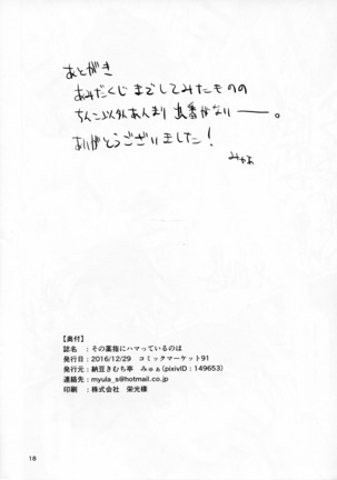 Sono Kusuriyubi ni Hamatte Iru no wa Page #18