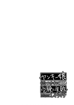 ヤンキー娘になつかれて今年も受験に失敗しそうです Page #103