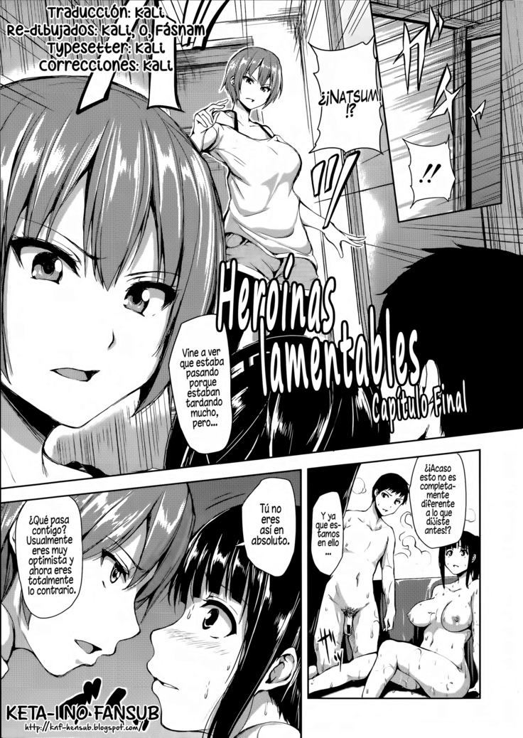 Zannenn na Heroine Tachi | Heroínas lamentables