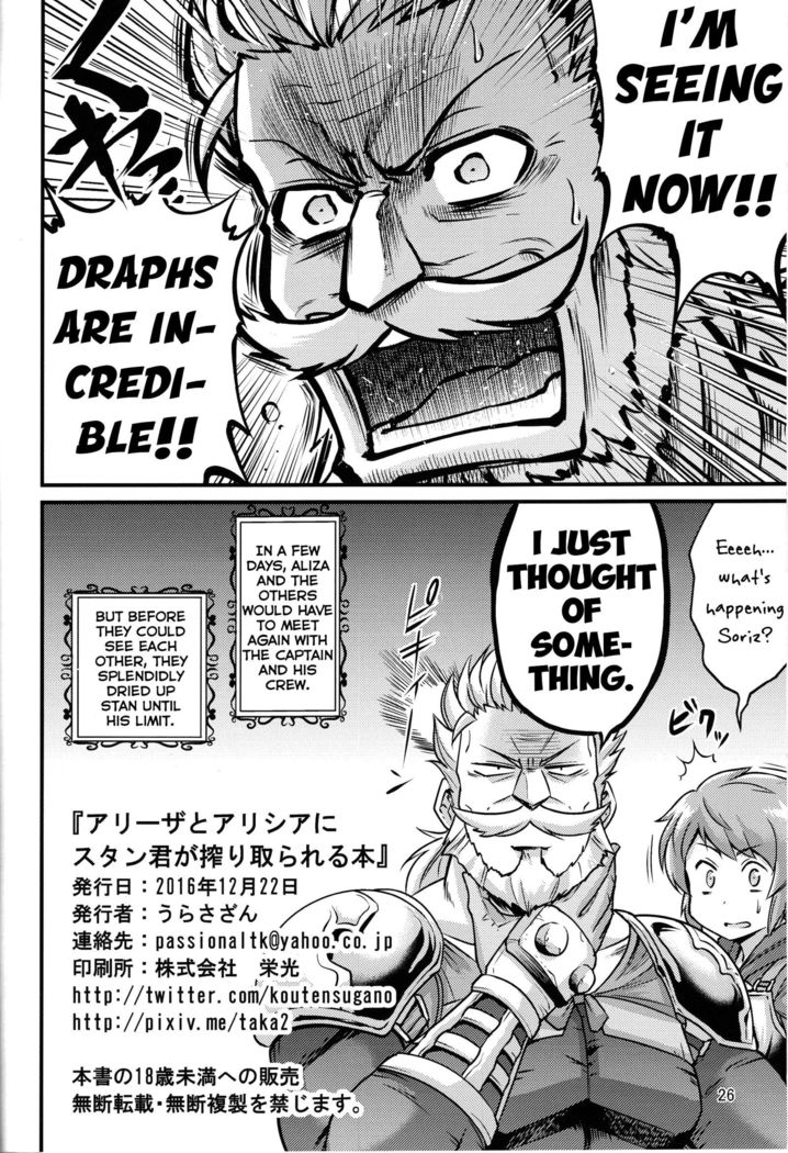 Aliza to Alicia ni Stan-kun ga Shiboritorareru Hon