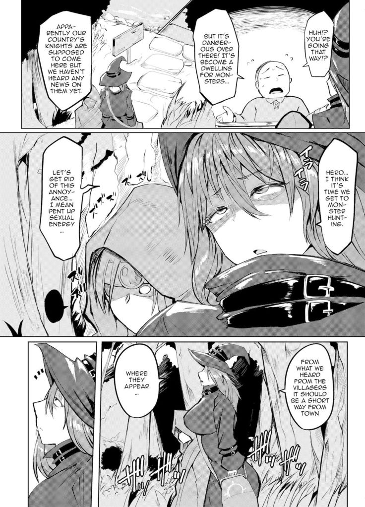 Shasei Kanri Majo to Norowareta Yuusha no Tabi | Ejaculation Control Witch And The Cursed Hero's Journey