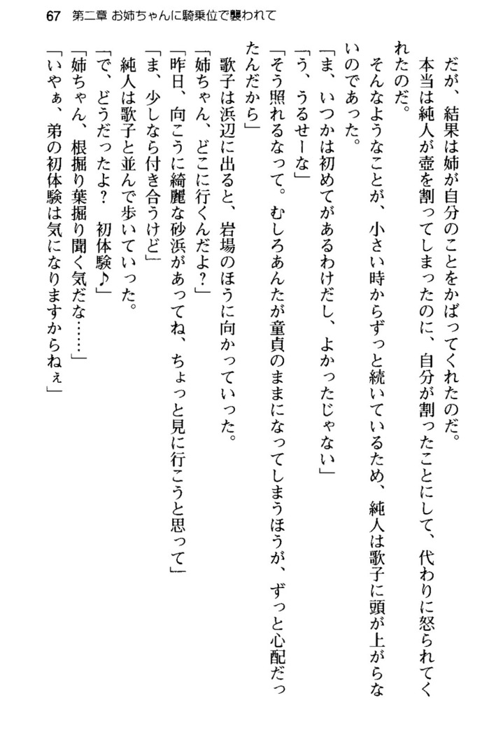 俺の彼女とお姉ちゃんの誘惑水着勝負！