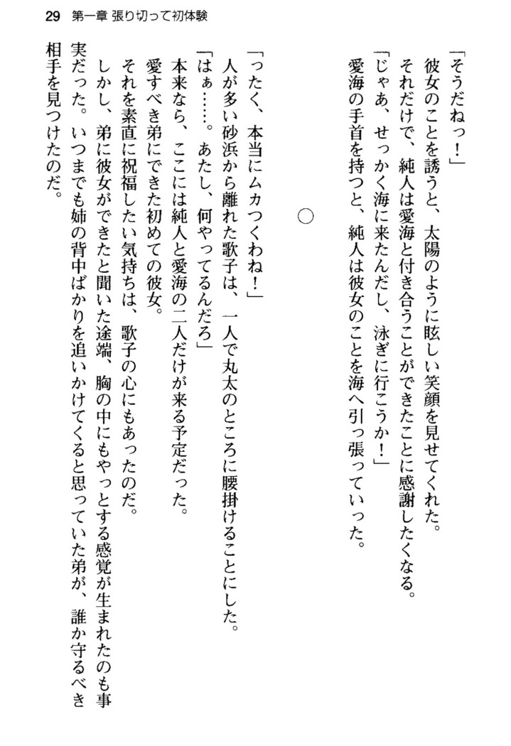 俺の彼女とお姉ちゃんの誘惑水着勝負！