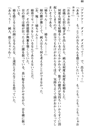 俺の彼女とお姉ちゃんの誘惑水着勝負！ Page #84