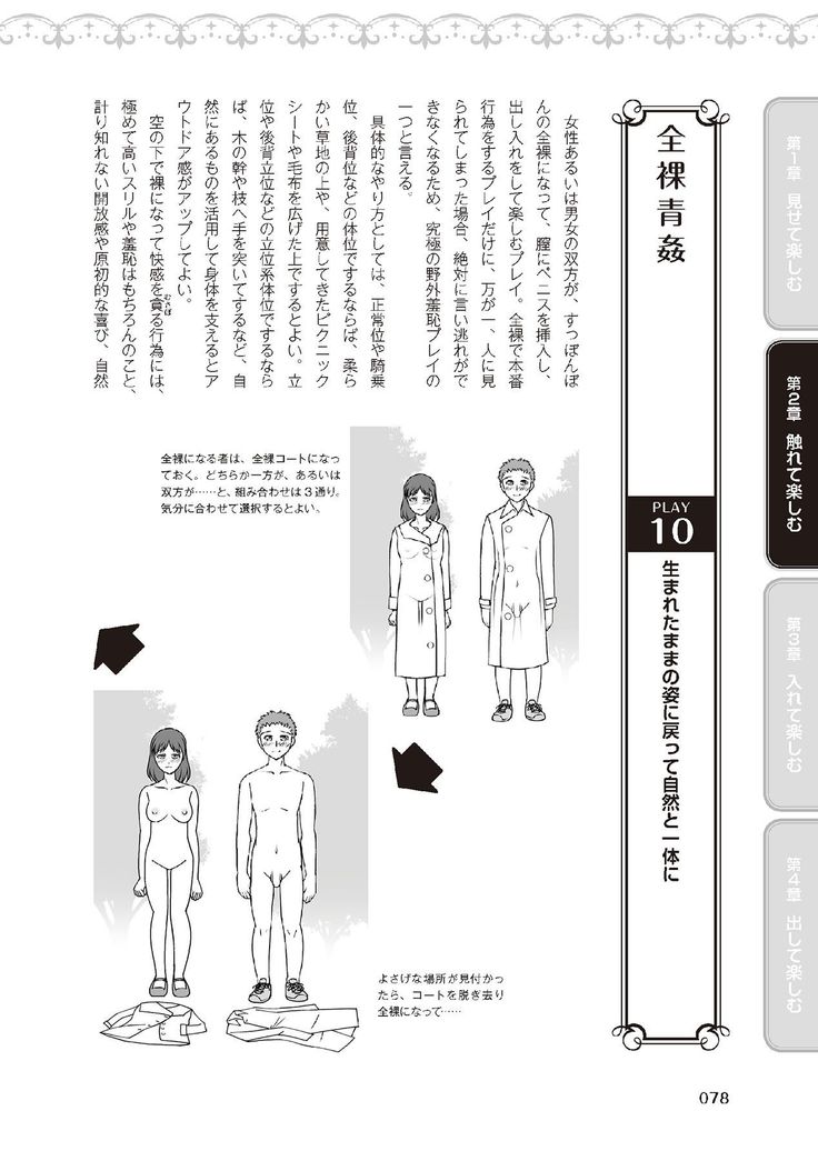 野外羞恥プレイ・露出青姦完全マニュアル イラスト版……そとプレッ！
