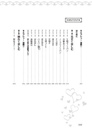 野外羞恥プレイ・露出青姦完全マニュアル イラスト版……そとプレッ！ Page #15