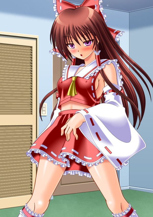 Moshi Hakurei Reimu ni Naretara ~Hakurei Reimu no Karada de Cosplay Ibutsu Sounyuu Gyaku Rape Rinkan Nakadashi Namahousou o Iu Hentai TSF Sakuhin!~