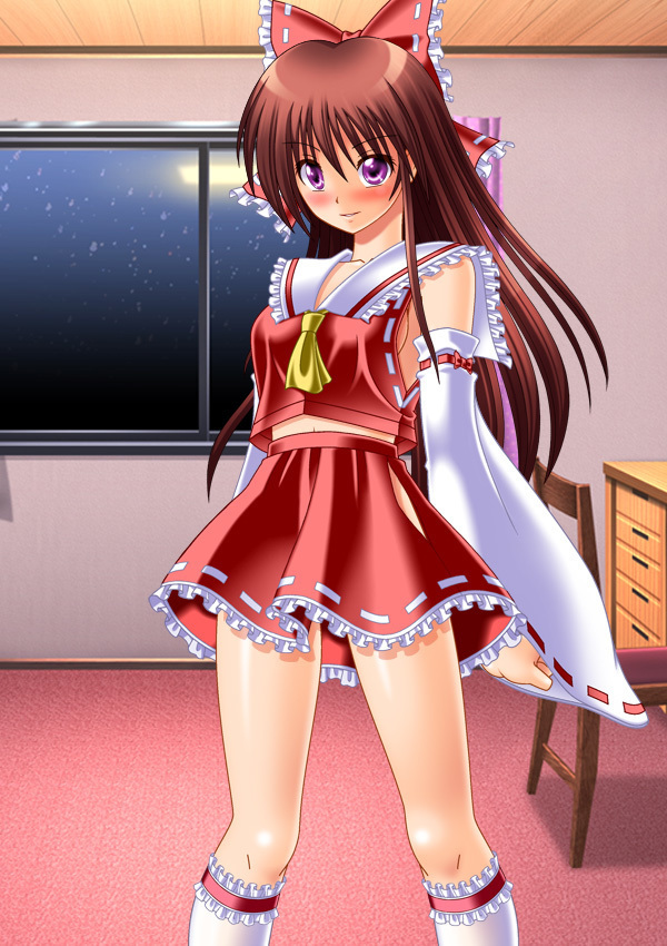 Moshi Hakurei Reimu ni Naretara ~Hakurei Reimu no Karada de Cosplay Ibutsu Sounyuu Gyaku Rape Rinkan Nakadashi Namahousou o Iu Hentai TSF Sakuhin!~