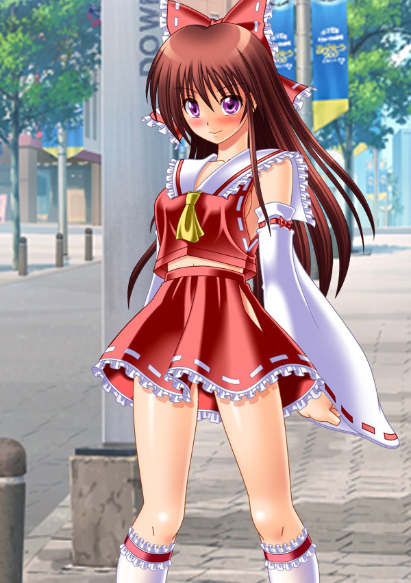 Moshi Hakurei Reimu ni Naretara ~Hakurei Reimu no Karada de Cosplay Ibutsu Sounyuu Gyaku Rape Rinkan Nakadashi Namahousou o Iu Hentai TSF Sakuhin!~