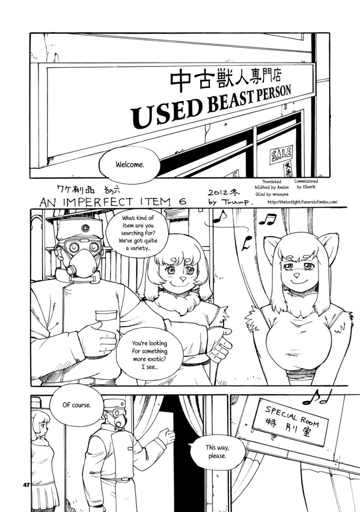 Imperfect Item 1 - 8
