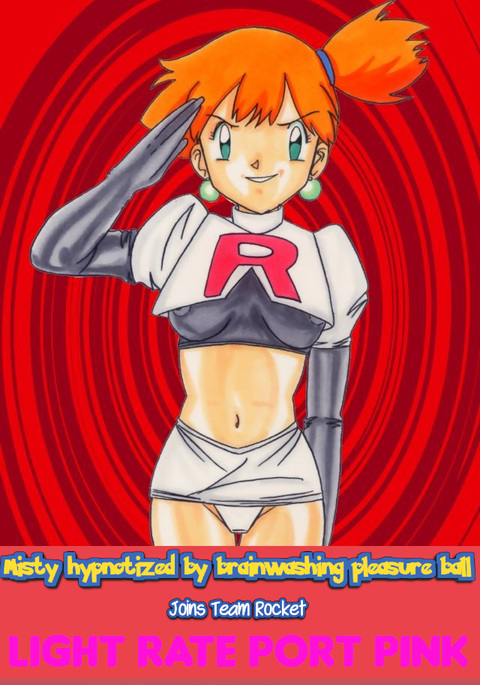 Misty hypnotized by brainwashing pleasure ball joins Team Rocket