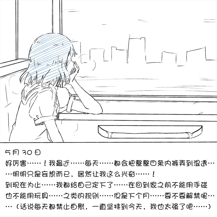 My Train Commute To School Was Boring, So I 坐车上学太无聊了所以我开始妄想自慰