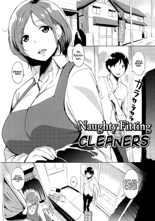 Cleaning no Itazura Shitate | Naughty Fitting at the Cleaners - Page 1