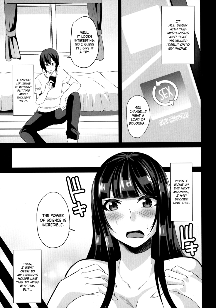 Nyotaika Panic! ~Ore ga Shinyuu no Onna ni Naru made~ | Sex Change Panic! ~Until I Become My Best Friend's Woman~