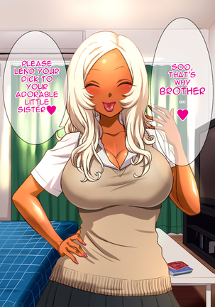 Kuro Gal Bitch My Sister | My Black Gyaru Slut Sister - Page 7