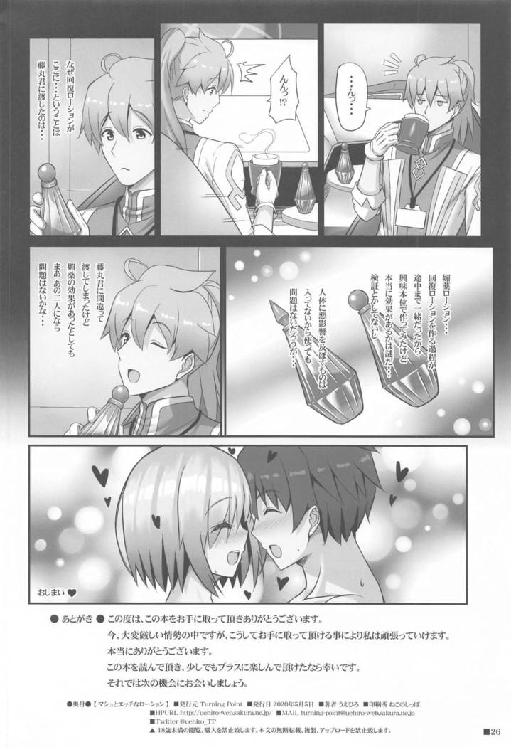 Mash to Ecchi na Lotion