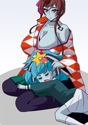 Nee-san vs Chougokubuto Yuugiri Tai Takeo Gekka no Koubousen ~"Nande Arinsu ka, Kono, Marutanbou wa"~ Page #44