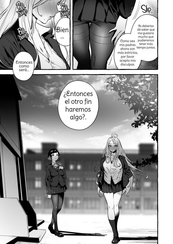 Futanari-san to Nonke-san ♀ Hatsu Date Hen | Straight Girl Meets Futa: The First Date Spanish (decensored)