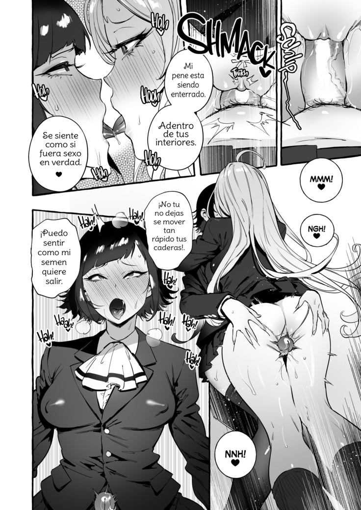 Futanari-san to Nonke-san ♀ Hatsu Date Hen | Straight Girl Meets Futa: The First Date Spanish (decensored)