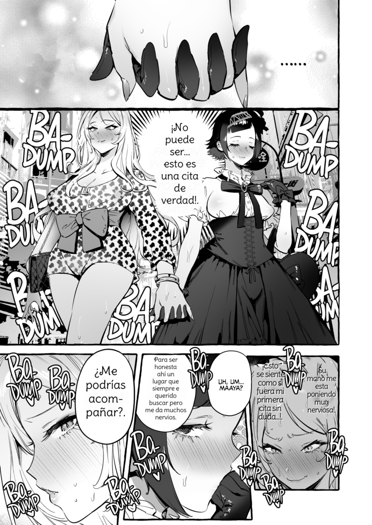 Futanari-san to Nonke-san ♀ Hatsu Date Hen | Straight Girl Meets Futa: The First Date Spanish (decensored)