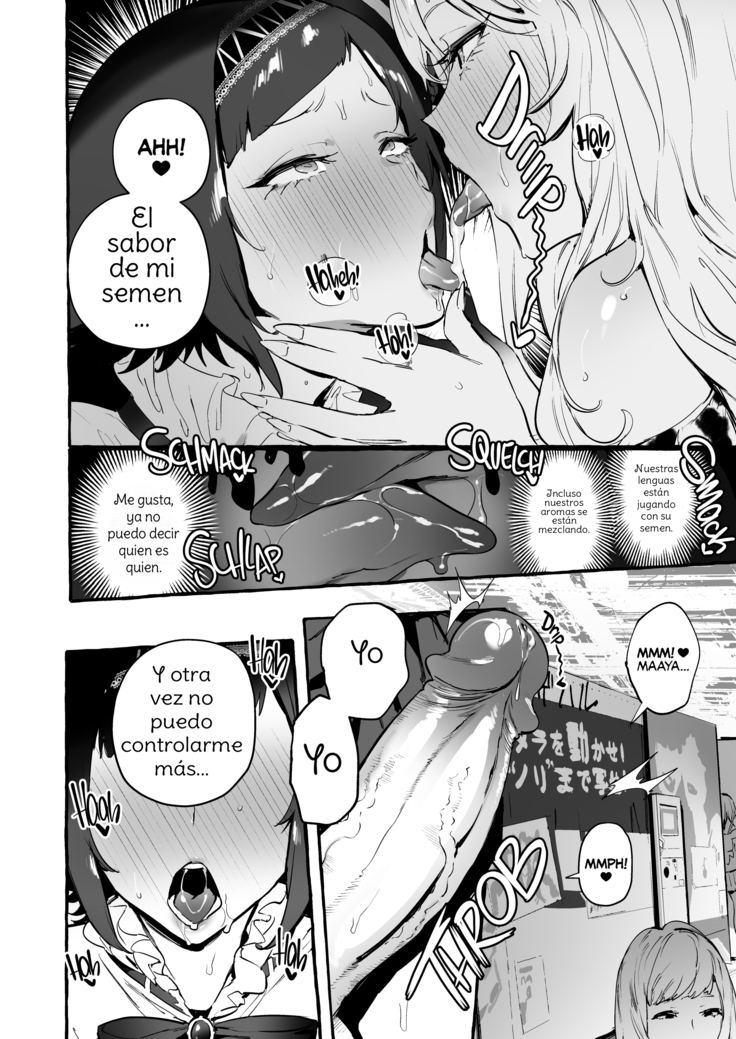 Futanari-san to Nonke-san ♀ Hatsu Date Hen | Straight Girl Meets Futa: The First Date Spanish (decensored)
