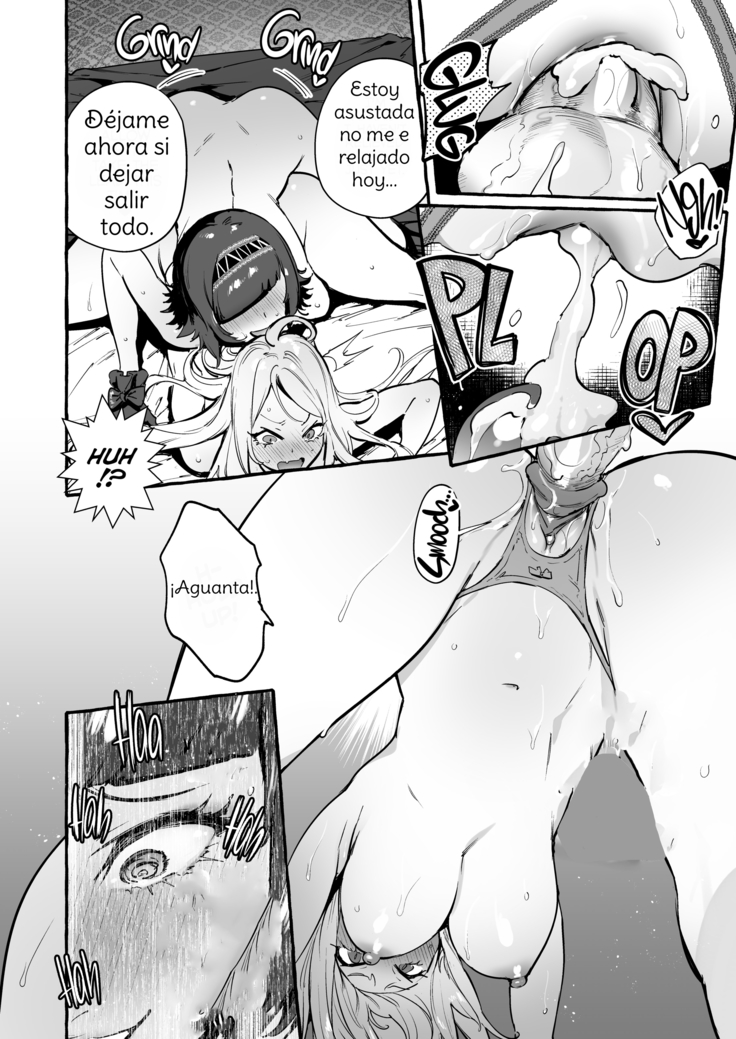 Futanari-san to Nonke-san ♀ Hatsu Date Hen | Straight Girl Meets Futa: The First Date Spanish (decensored)