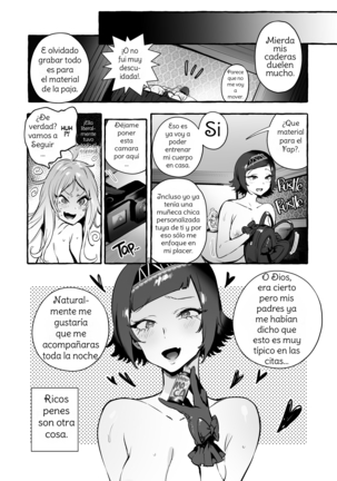 Futanari-san to Nonke-san ♀ Hatsu Date Hen | Straight Girl Meets Futa: The First Date Spanish (decensored) - Page 31
